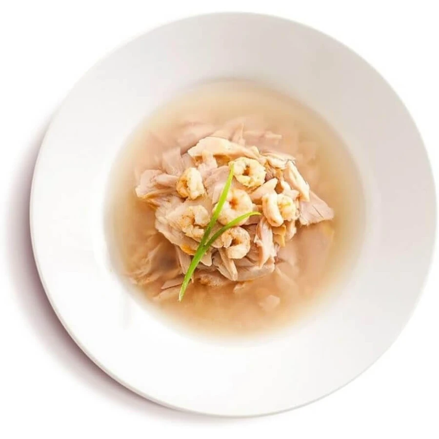 Cherie Mix: Albacore Tuna with Shrimp in Sauce - Wet Cat Food, 80 g