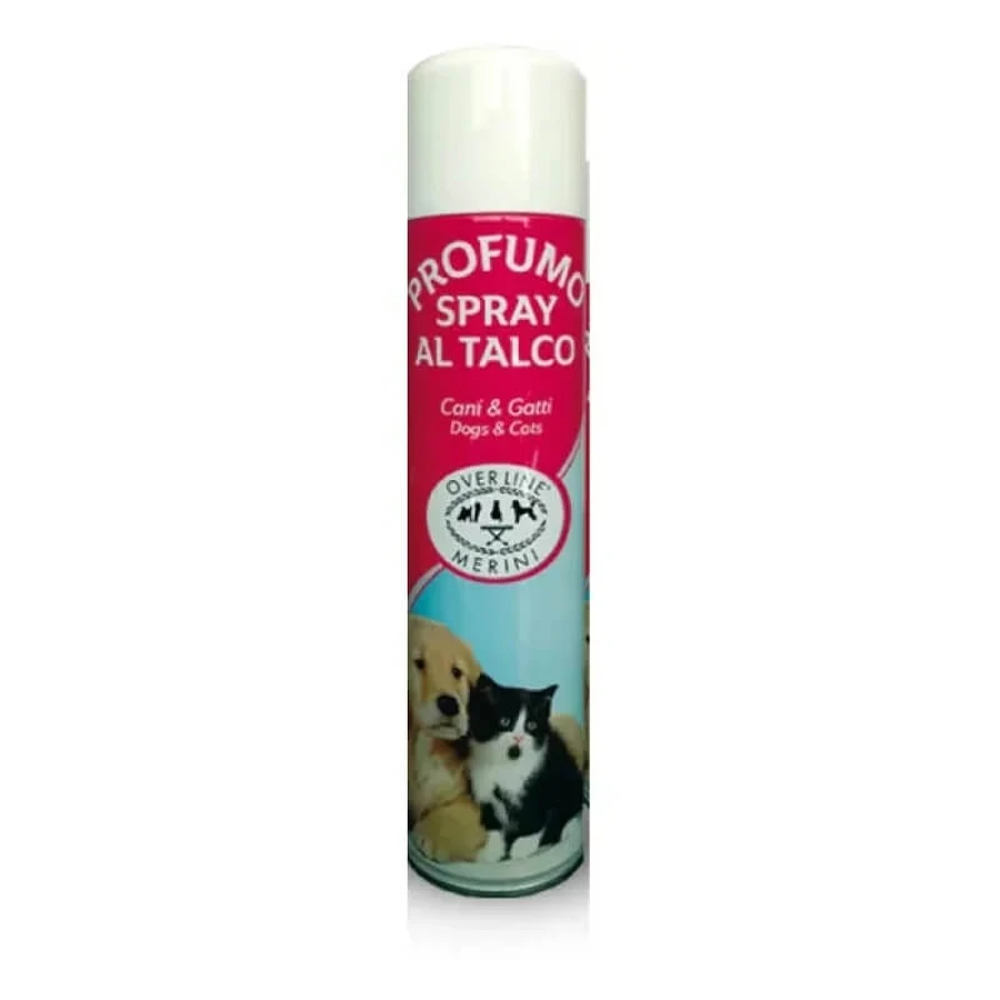 Maurizio Merini Over Line Deodorant en talkpoeder voor honden en katten, 300 ml spray