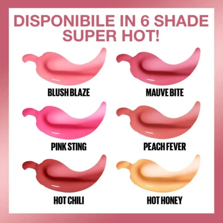 Maybelline Lifter Plump - Plumping Lip Gloss No. 001 Blush Blaze