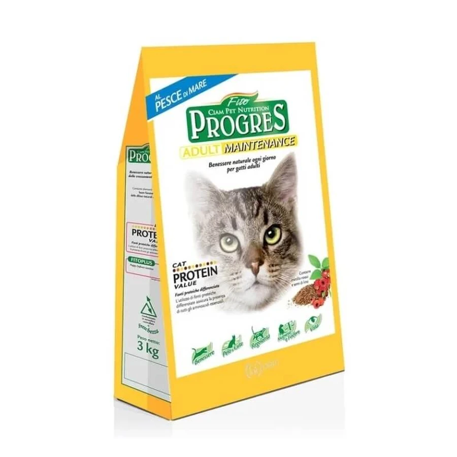 Ciam Fito Progres Adult Cat Maintenance Seafood - Complete Food for Adult Cats, 400 g