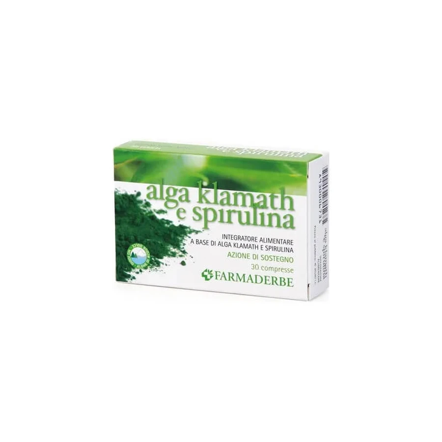 Klamath-algen en spirulina, 30 tabletten – energiesupplement