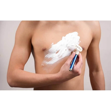 Kit de démarrage Fler Fler Razor - Rasoir réutilisable à 5 lames - Bleu nuit