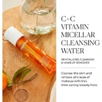 Agua limpiadora con vitaminas C+C de Natura Bisse - Agua micelar, 150 ml
