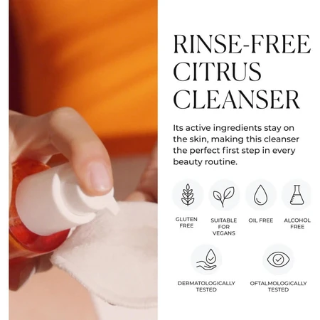 Agua limpiadora con vitaminas C+C de Natura Bisse - Agua micelar, 150 ml