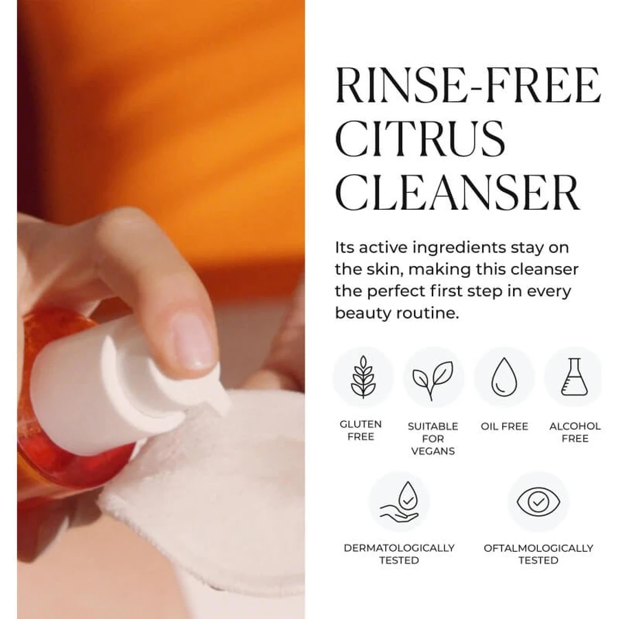 Agua limpiadora con vitaminas C+C de Natura Bisse - Agua micelar, 150 ml
