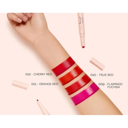 Pupa Vamp! Creamy Duo - Contour-lippotlood &amp; glanzende lippenstift nr. 012 Cherry Red
