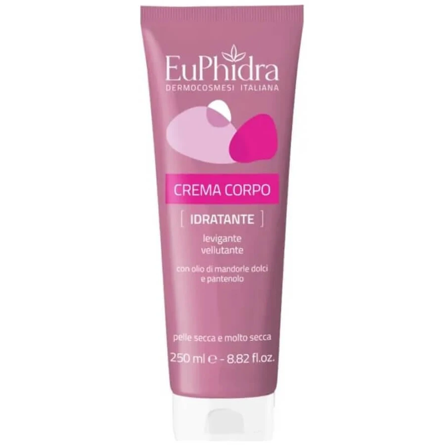 Euphidra Moisturizing Body Cream for Dry and Very Dry Skin, 250 ml