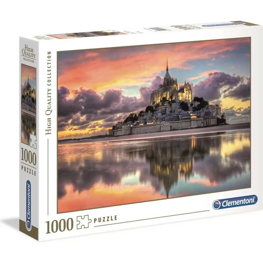 Clementoni „Le magnifique Mont Saint-Michel“ – 1.000-teiliges Puzzle für Erwachsene