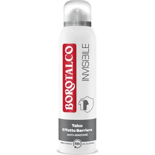 Invisible Borotalco - 48-Hour Barrier-Effect Talc Deodorant Spray, 150 ml