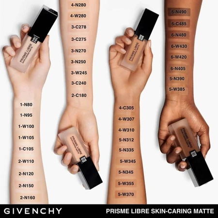 Givenchy Prisme Libre Skin-Caring Matte - Perfecting Foundation - No. 1-W105