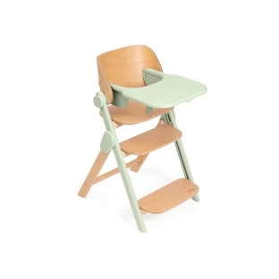 Chicco Meraviglia Adjustable High Chair - Olive-Colored High Chair for Mealtime, 0m+