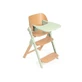 Chaise haute réglable Chicco Meraviglia - Chaise haute couleur olive pour les repas, à partir de 0 mois