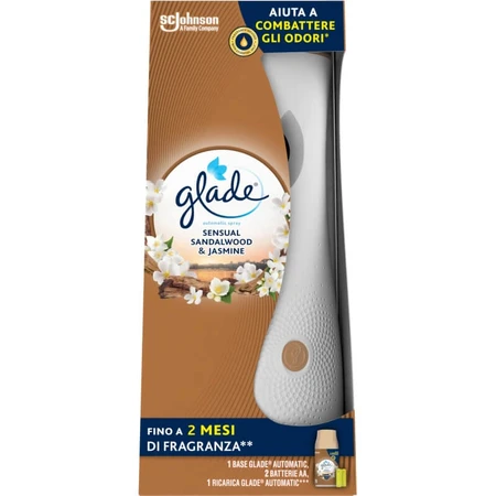 Glade Sensual Sándalo y Jazmín - Difusor eléctrico + 1 recambio