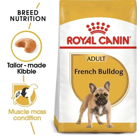 Royal Canin French Bulldog Adult - Alimento completo para perros adultos, 9 kg