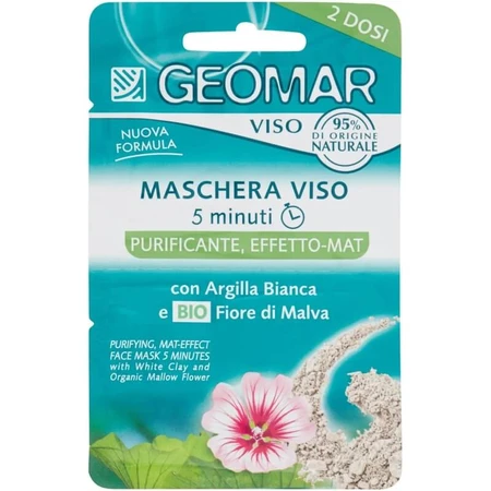 Geomar Pure skin – mască facială purificatoare și matifiantă, 2 doze