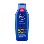 Nivea Sunscreen 50+ SPF Sun Protect &amp; Hydrate Sunscreen Lotion, Protection Level ATA, 400 ml