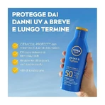 Nivea Sunscreen 50+ SPF Sun Protect &amp; Hydrate Sunscreen Lotion, Protection Level ATA, 400 ml