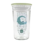 Tasse « Mam Easy to Drink » 360° — Tasse anti-fuites avec rebord souple, à partir de 8 mois, bleu clair, 260 ml