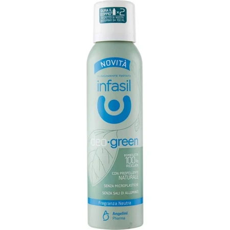 Infasil Deo Green Parfum neutre - Déodorant en spray 125 ml