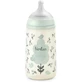 Suavinex Birdies – Babyflasche mit SX Pro-Silikonsauger mit mittlerem Durchfluss und Anti-Kolik-Funktion, ab 3 Monaten, grün, 270 ml