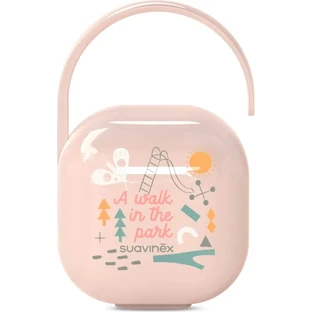 Suavinex Walk in the Park - Pink Pacifier Case