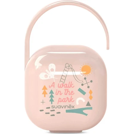 Suavinex Walk in the Park - Pink Pacifier Case