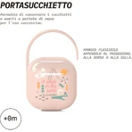 Suavinex Walk in the Park - Pink Pacifier Case