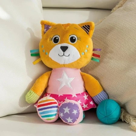 Clementoni Baby for You Katy la petite chatte - Première peluche d'éveil 0 mois et plus