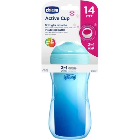 Chicco Active Cup 14m+ 266 ml children's cup in assorted colors
