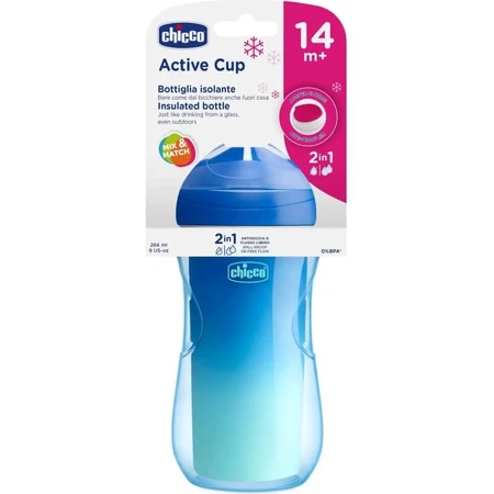Chicco Active Cup 14m+ 266 ml children's cup in assorted colors