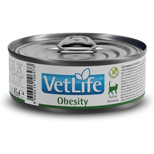Farmina Vet Life Obesity – Alleinfuttermittel für übergewichtige Katzen, 85 g