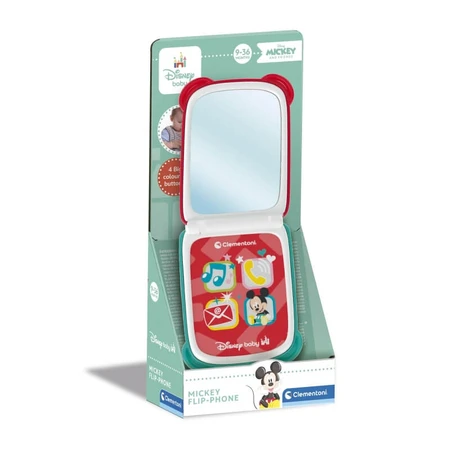 Clementoni Mickey-klaptelefoon - Interactieve speelgoed-smartphone