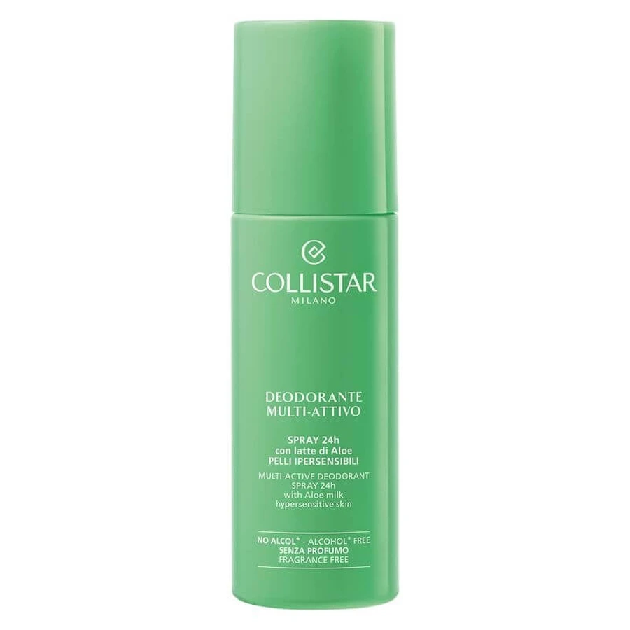 Collistar Multi-Active Deodorant - 24-uurs aloë vera-melkspray voor de overgevoelige huid, 100 ml