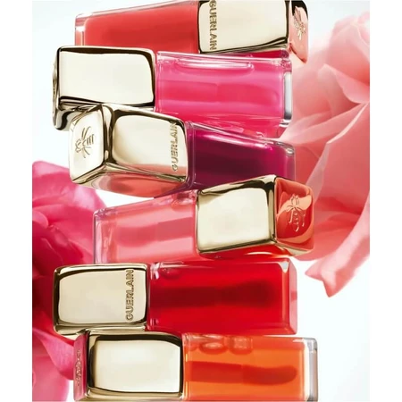 Guerlain KissKiss Bee Glow Oil - Plumping Lip Oil No. 319 Peach Glow
