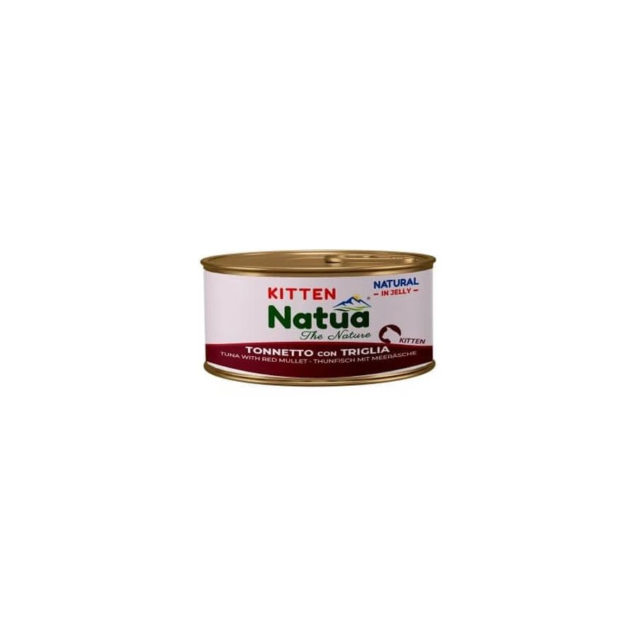 Natua Natural in Jelly with Tuna and Red Mullet - Complete Food for Adult Cats, 85 g