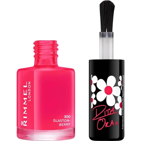 Rimmel 60 Seconds Super Shine - Vernis à ongles à séchage rapide n° 300 Glaston Berry