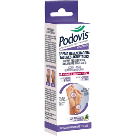 Crema regeneradora Podovis para talones agrietados, 75 ml