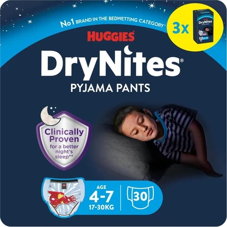 Huggies Babywindeln Drynites für Jungen 17–30 kg, 10er-Pack