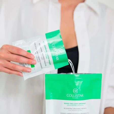 Collistar afslank- en lymfedrainagebandages – Onmiddellijke en geleidelijke resultaten – 2 behandelingen