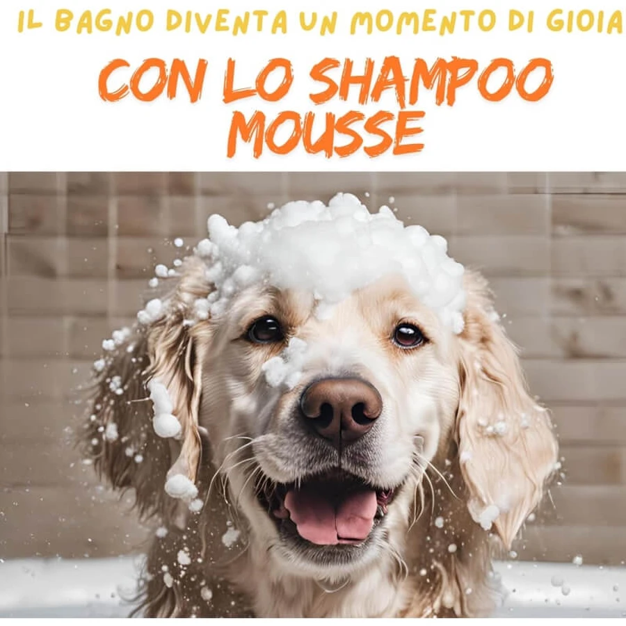 Merini Maurizio Mousse-Shampoo für Hunde, 200 ml