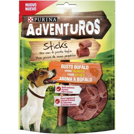 Purina Adventuros Buffalo Mini Sticks – Hundesnacks, 90 g