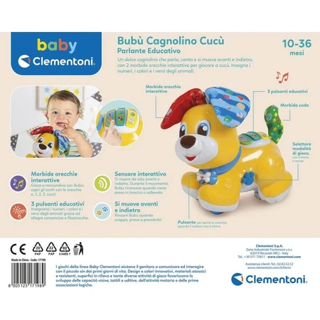 Clementoni Bubù – kleiner Hund mit „Kuckuck“-Funktion