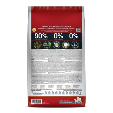 Farmina N&amp;d Ancestral Grain Poulet et Grenade - Aliment complet pour chiens adultes de races moyennes et grandes, 2,5 kg