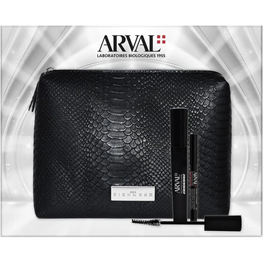 Arval Gift Set: Divine Curling Mascara + Infinity Black Kajal
