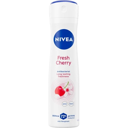Nivea Fresh Cherry - Déodorant avec protection anti-odeurs 72 heures, 150 ml