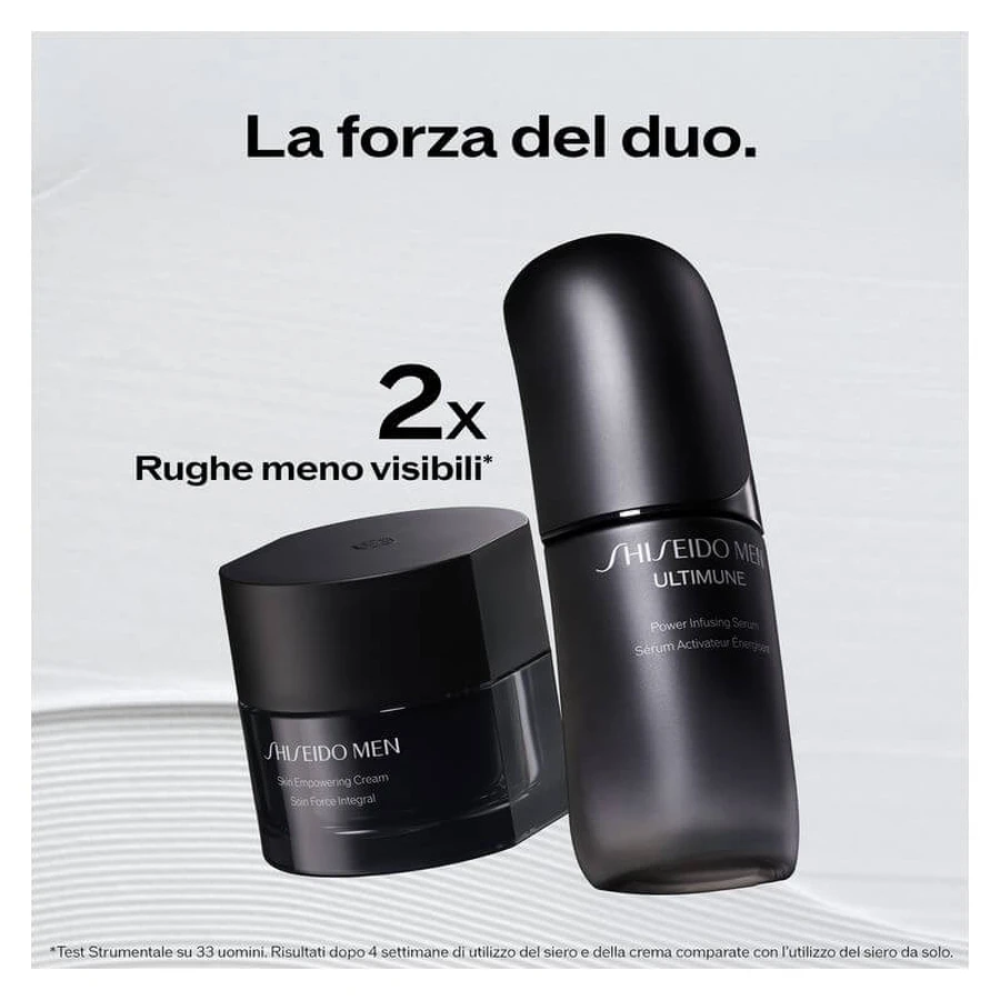 Shiseido Men Ultimune Power Infusing Serum - Sérum facial multifuncional para hombre, 50 ml