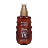 Garnier Sonnencreme LSF 15, Ambre Solaire Ideal Bronze Öl, intensive Bräune, mittlerer Schutz, 150 ml