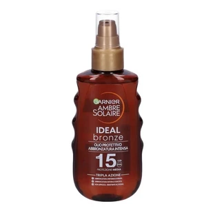 Garnier Zonnebrandcrème SPF 15, Ambre Solaire Ideal Bronze Oil, Intense Tan, gemiddelde bescherming, 150 ml