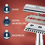 Gillette King C. Gillette - 10 cuchillas de recambio para maquinilla de afeitar