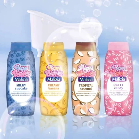 Malizia Bon Bons Sweet Candy - Milde bad- en douchegel, 500 ml